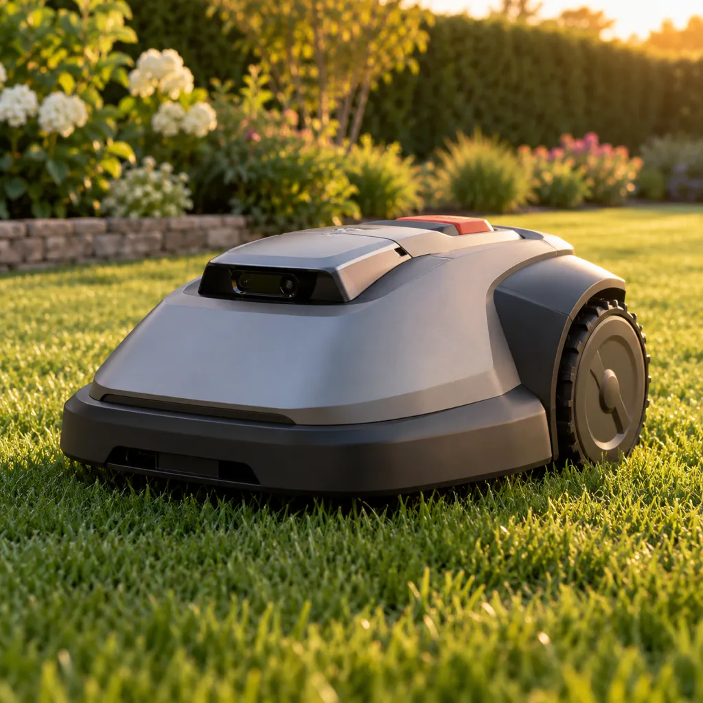 Illustration of eufy E15 robot mower